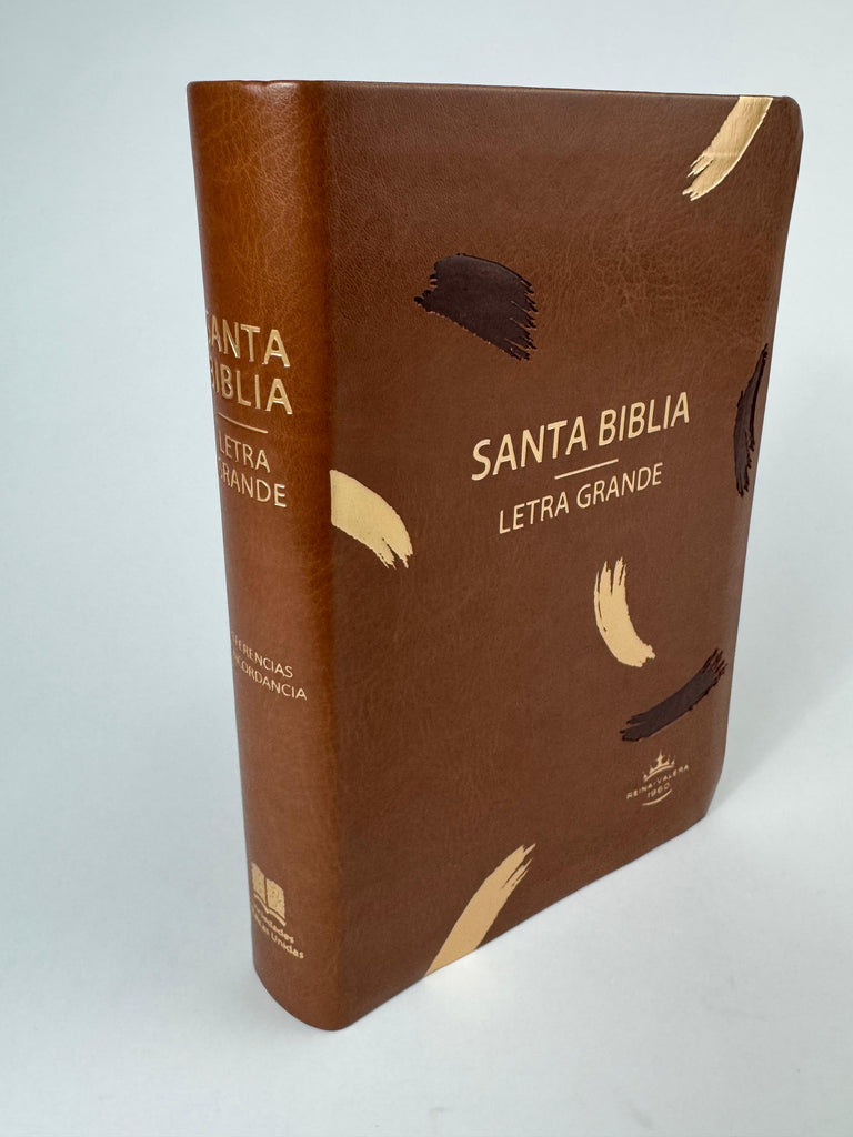 Biblia grande Concordancia amplia 323 páginas, referencias café
