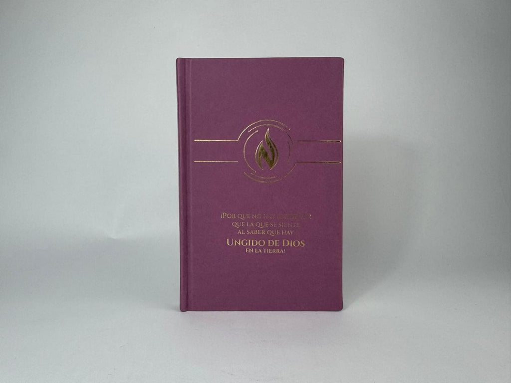 Libreta de Lujo Tapa Dura 2025 forro quemante con Hotstamping rosa maquillaje