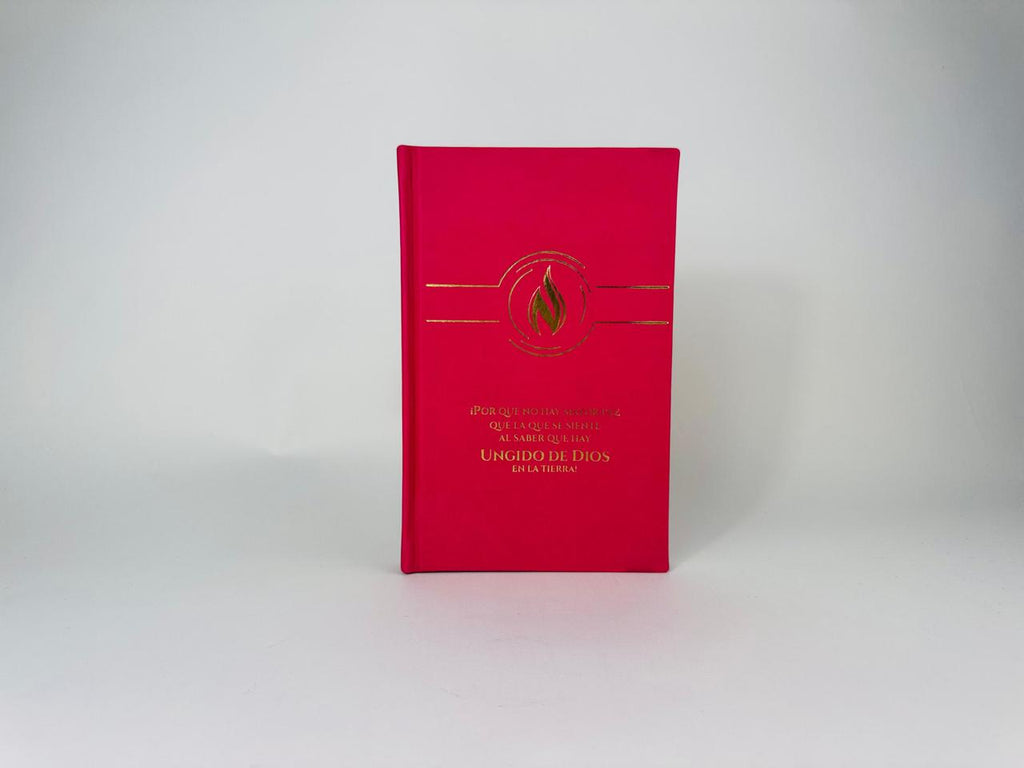 Libreta de Lujo Tapa Dura 2025 forro quemante con Hotstamping rosa maquillaje