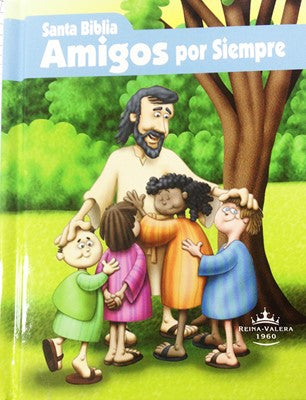 Biblia Ilustrada Rosa Amigos por Siempre RVR 1960