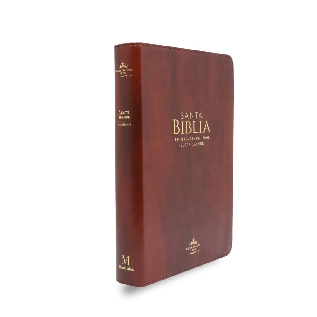 Biblia RVR60 Tamaño Manual Letra Grande i/piel CAFÉ