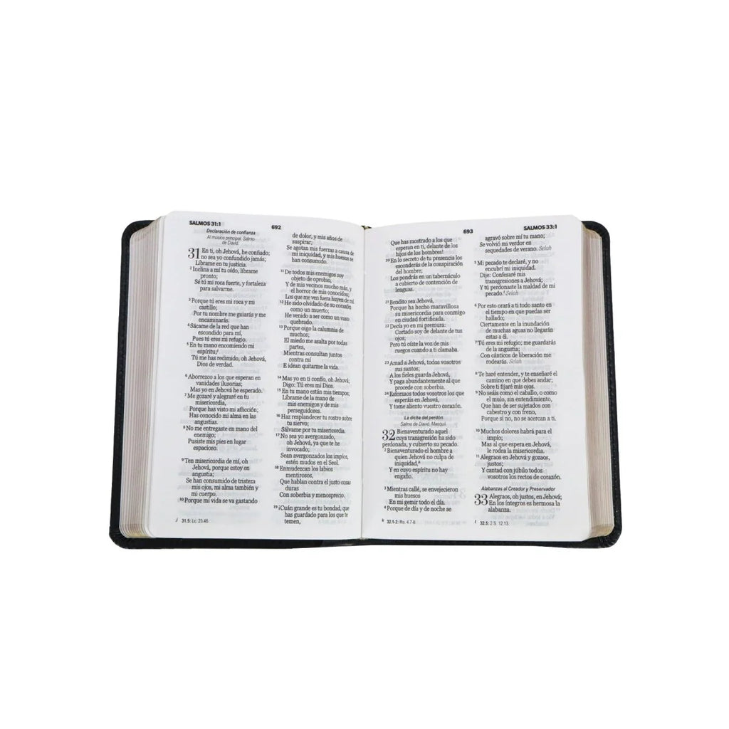 BIBLIA CHICA NEGRO LETRA 8 PUNTOS