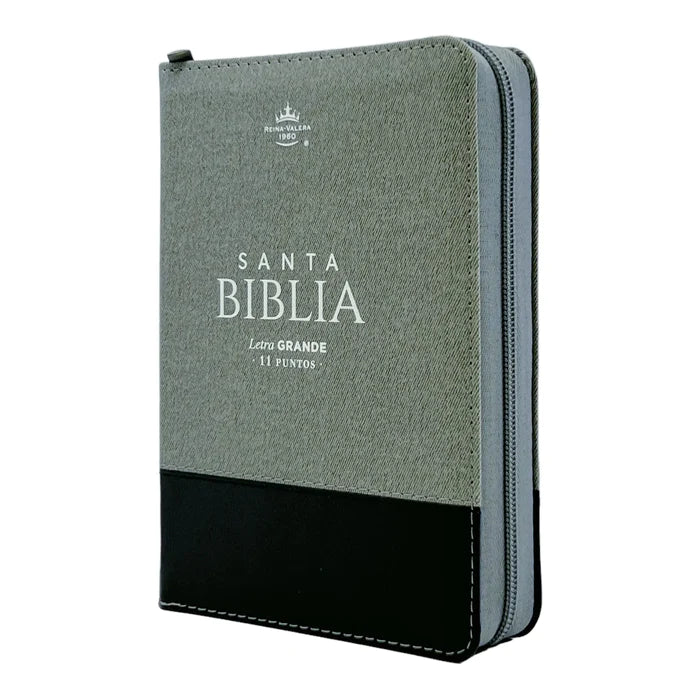 Biblia Reina Valera 1960 tamaño portátil Letra Grande 11 puntos Imitación .