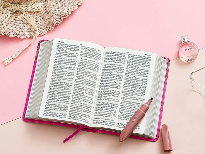 BIBLIA REINA VALERA 1960 COMPACTA ROSA MEDIANA