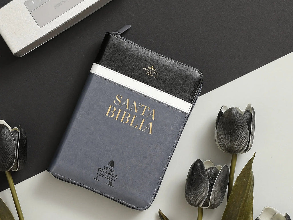 BIBLIA REINA VALERA 1960 TRICOLOR MEDIANA CABALLERO