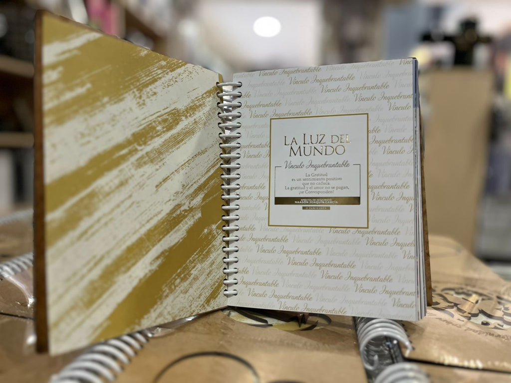 LIBRETA MDF MODELO EL AMOR NUNCA DEJA DE SER 144H
