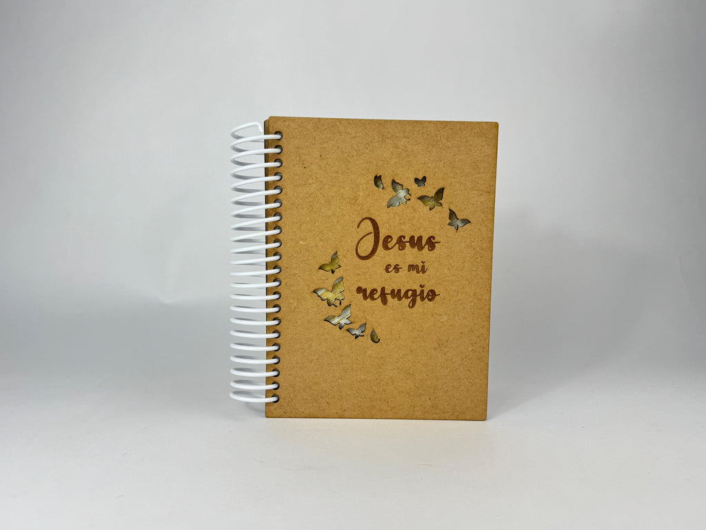 LIBRETA MDF MODELO JESÚS ES MI REFUGIO