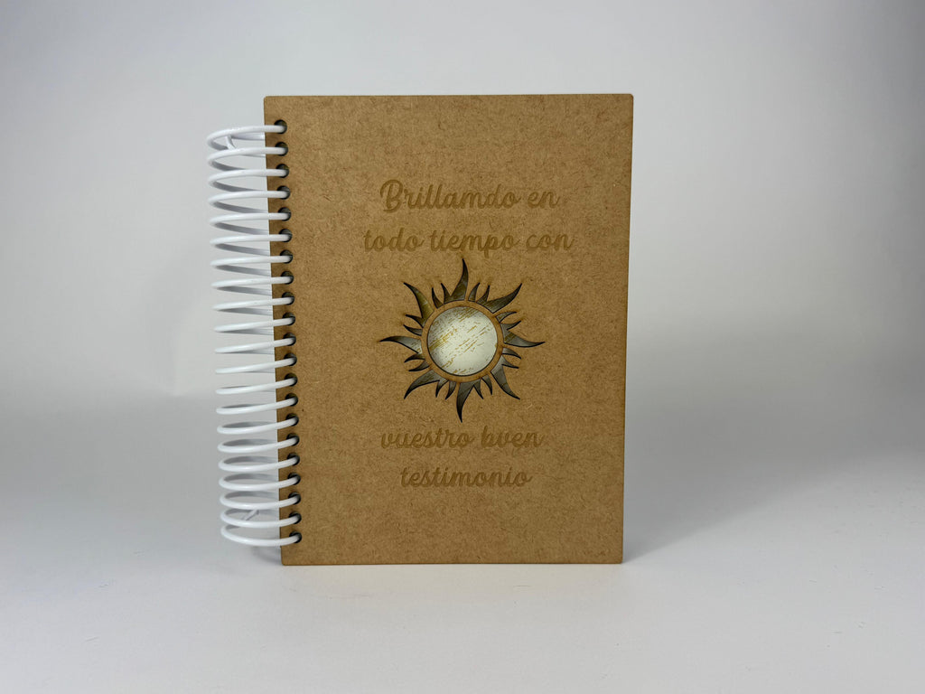 LIBRETA MDF MODELO BRILLANDO EN TODO TIEMPO