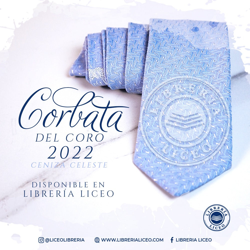 Corbata de Coro Azul Celeste 2022