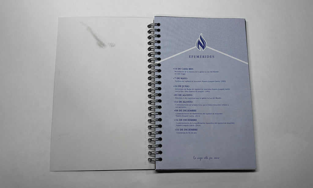 📘 Libreta de Espiral colección LO MEJOR ESTÁ POR VENIR – Modelo Flores Azules 📘