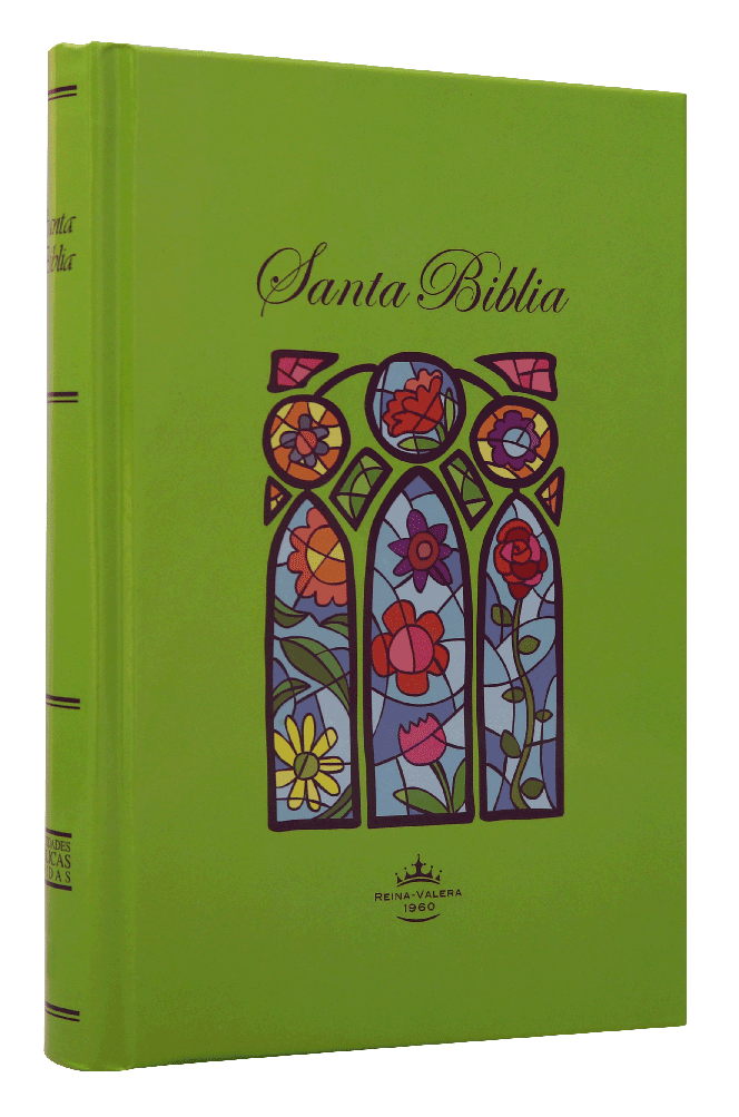 Biblia Misionera Reina Valera 1960 Chica Letra Chica Tapa Dura Vitral
