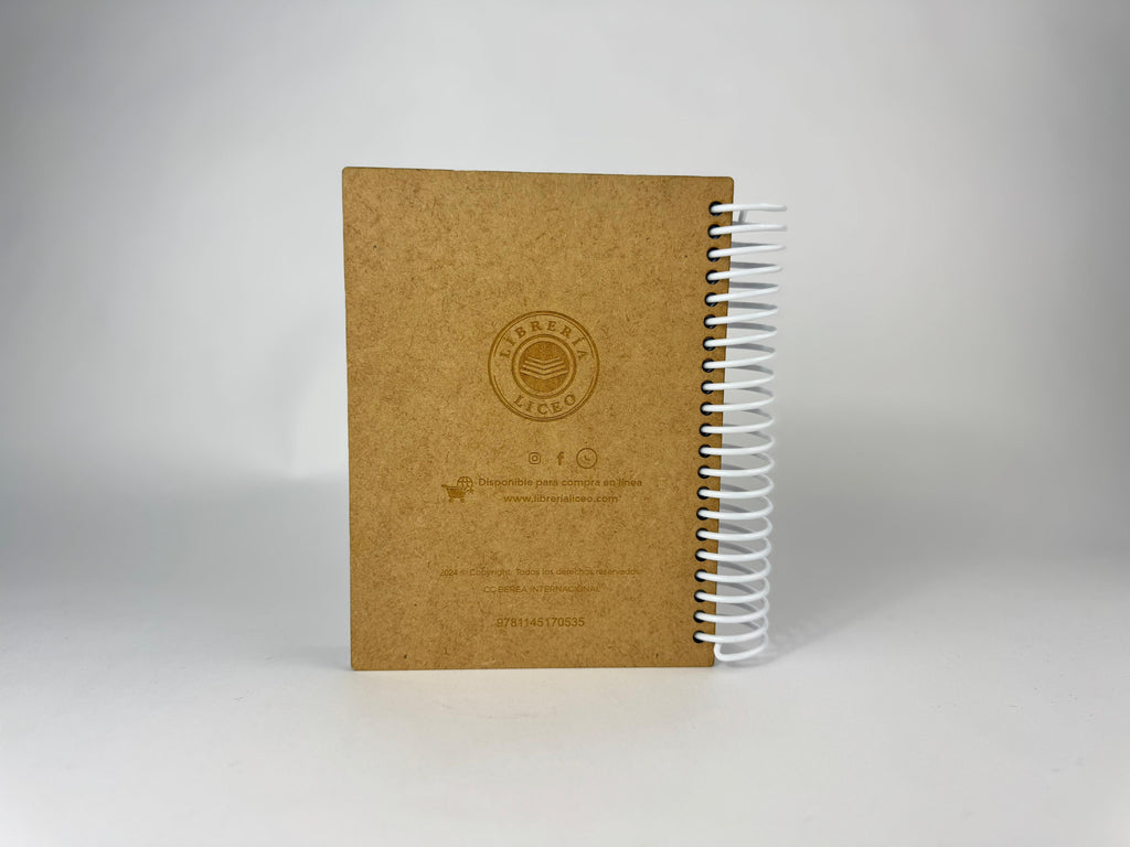 LIBRETA MDF MODELO LA GRATITUD NO SE PAGA, SE CORRESPONDE