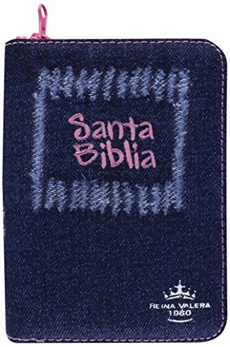 Biblia RVR1960 Jean pequeña cierre rosa