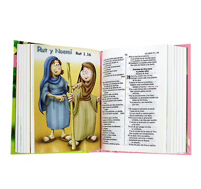 Biblia Ilustrada Rosa Amigos por Siempre RVR 1960