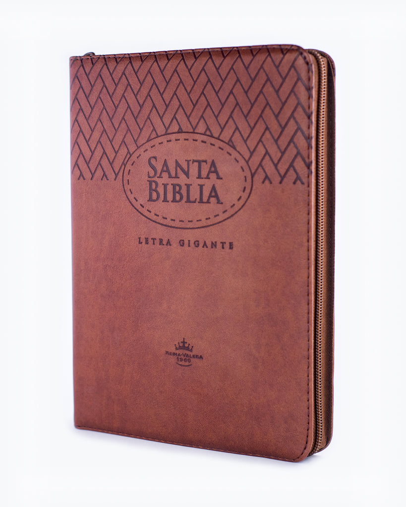 Biblia Grande Café con Cierre RVR 1960